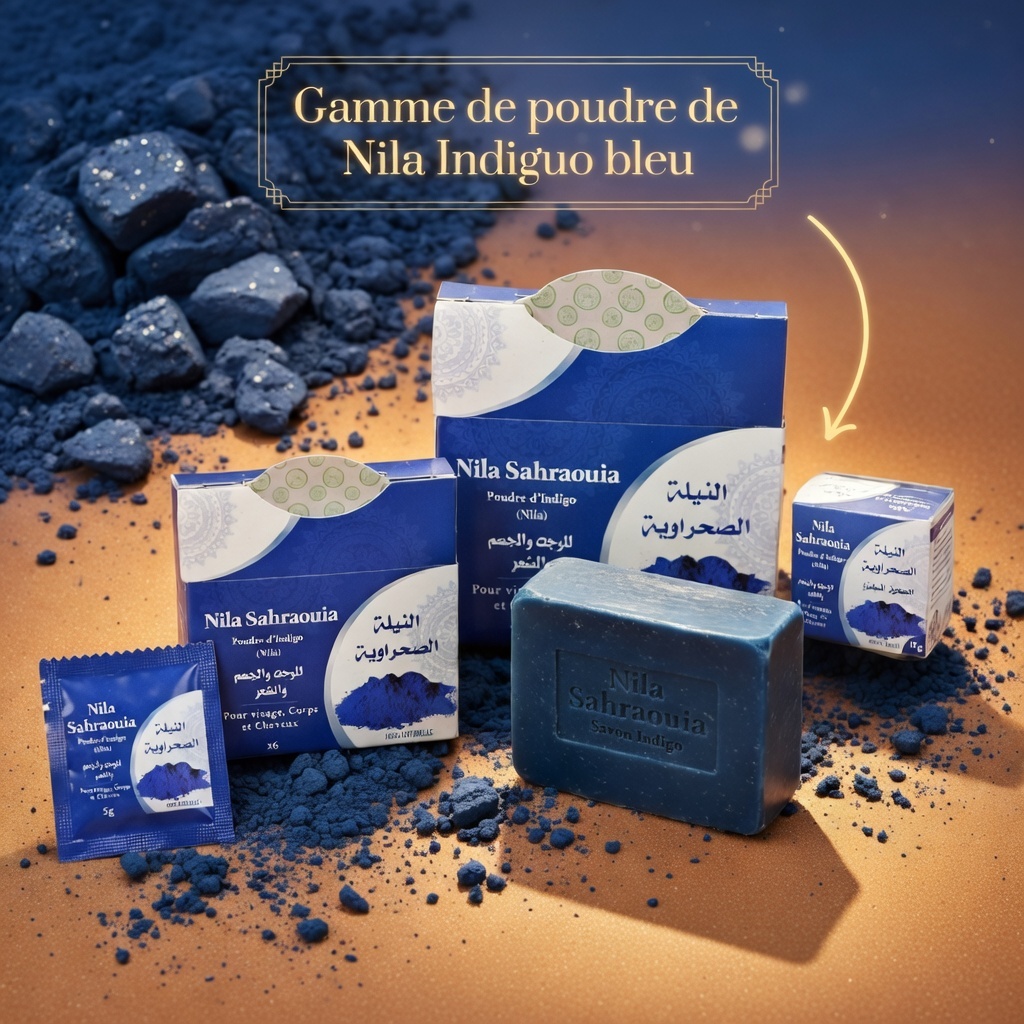 Nila Bleu (Indigo) – Soin Naturel Maroc