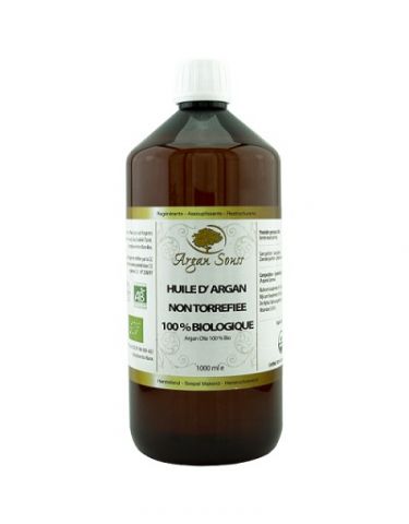1 Litre huile d Argan Vierge Bio non torréfiée certifiée bio 