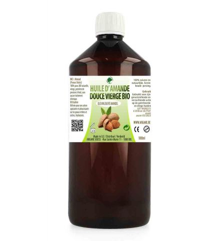 HUILE VEGETALE AMANDE DOUCE VIERGE BIO 1000 ML