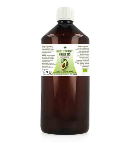 HUILE VEGETALE AVOCAT VIERGE BIO 1000ML