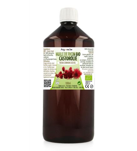 HUILE VEGETALE DE RICIN VIERGE BIO 1000ML