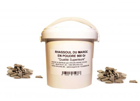 GHASSOUL ARGILE NATURELLE RHASSOUL PULVERISE 900Gr