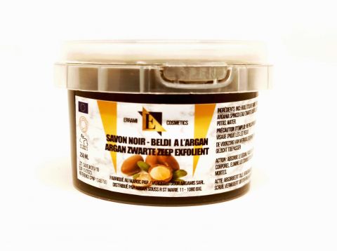SAVON NOIR BELDI EXFOLIANT A L' HUILE D'ARGAN 250 GR