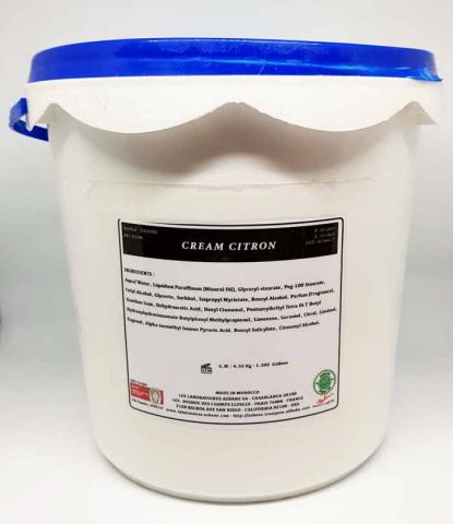 CREME HYDRATANTE NAGOYA A L' HUILE DE CITRON 5000Gr