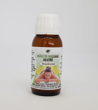 huile vegetale de massage neutre 60ml