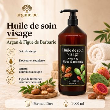 Huile Anti-Rides Argan & Figue de barbarie 1L