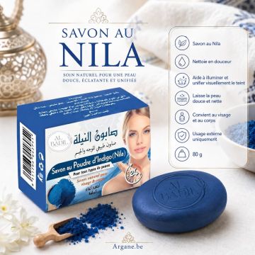 savon nila bleu