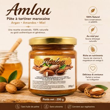 Amlou, pâte à tartiner