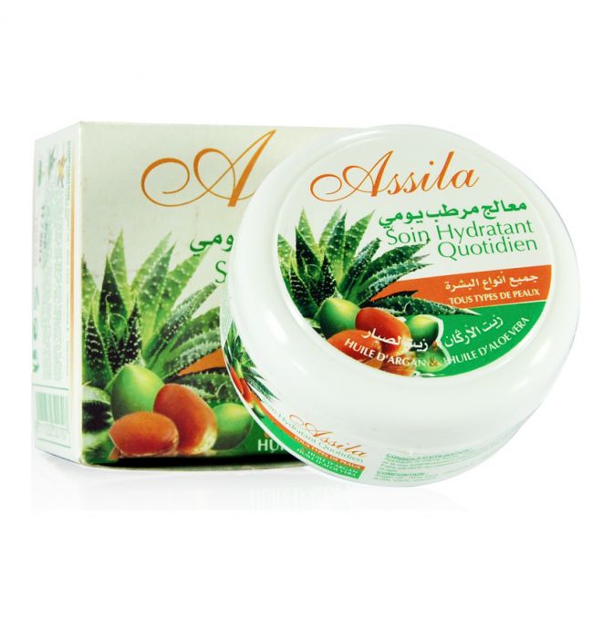 Crème Argan & Aloe vera assila 100 gr