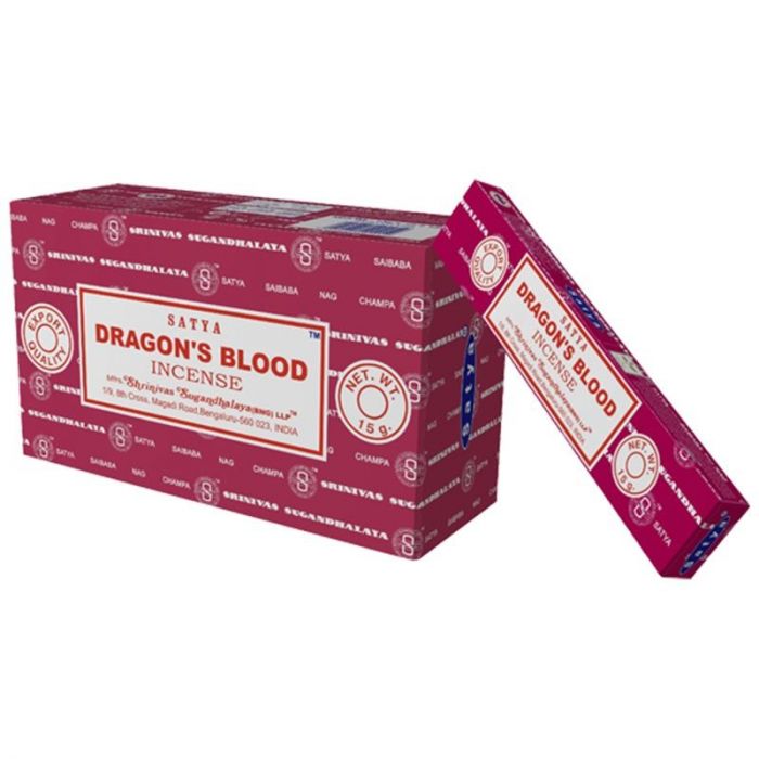 Encens Satya Sang de Dragon (Dragon's Blood) Boîte de 15g