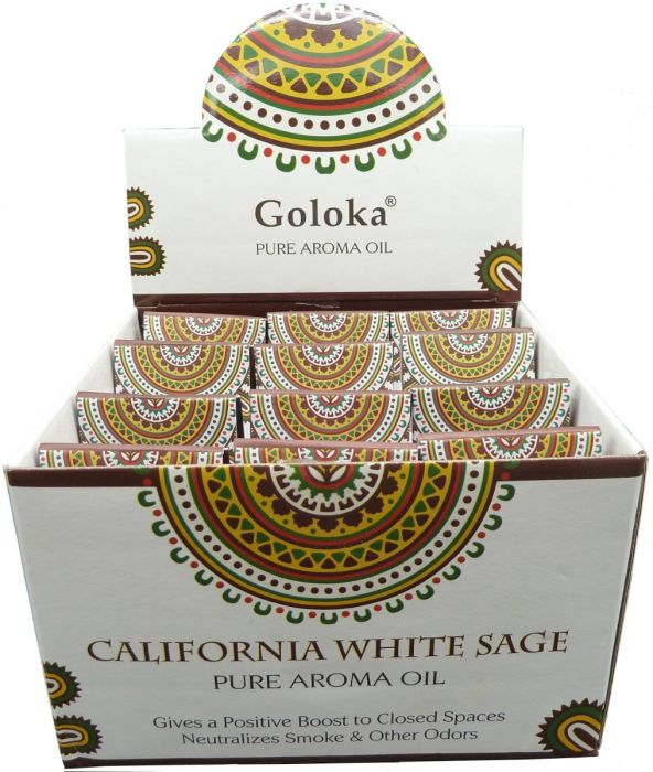 Huile parfumée Goloka Sauge blanche 10ml
