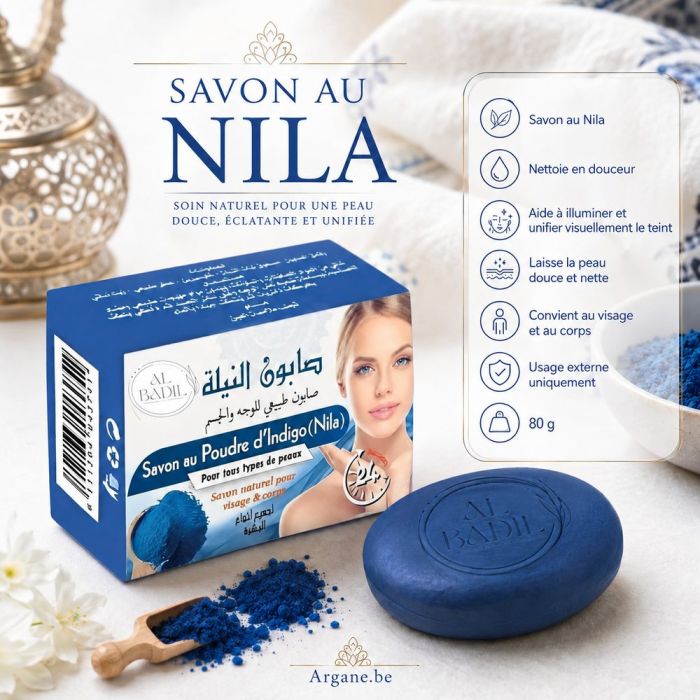 Savon au Nila Bleu 100 g – Visage et Corps