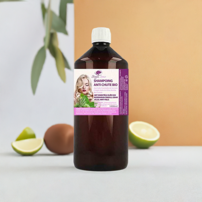 Shampoing anti chute bio aux huiles essentielles 1000 ml