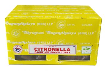 Cônes Backflow Satya Citronnelle
