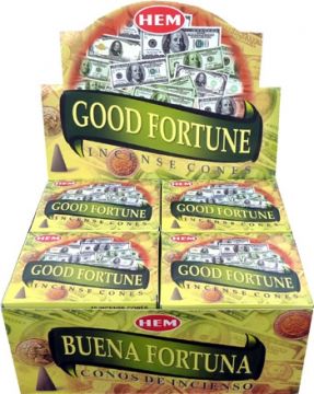 Encens hem good fortune cônes