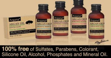 Pack de 4 produits de Présentation Azbane Gamme Azbane ARGANA (pour Hôtellerie)