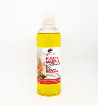 Huile de massage circulatoire bio 200ml