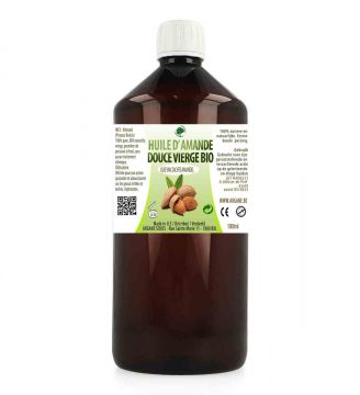 HUILE VEGETALE AMANDE DOUCE VIERGE BIO 1000 ML
