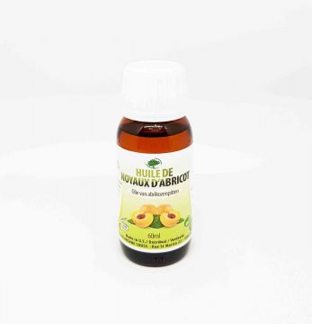 HUILE VEGETALE DE NOYAU D'ABRICOT BIO 60 ML