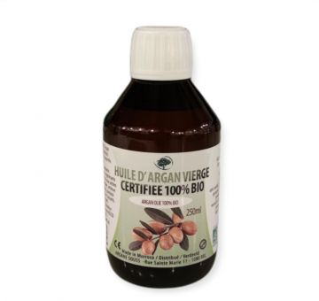 Huile d' Argan Vierge Cosmétique 100 % Bio 250 ml