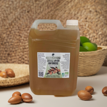 Huile argan vierge bio 5 litres