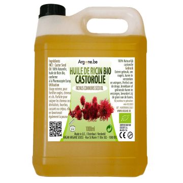 HUILE VEGETALE DE RICIN BIO 5000 ML