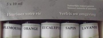 Boite de 5 * 10 ml Huiles essentielles 10 ml