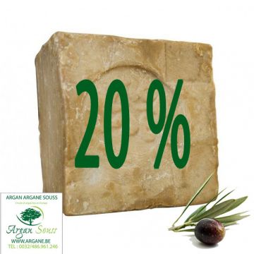 SAVON D' ALEP 20% LAURIER 205 GR
