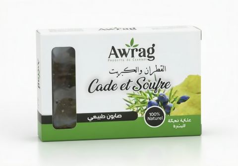Savon naturel ARWAG au Cade et Soufre – Produit du terroir 100% naturel