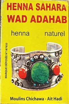 HENNE TAZARINE BAQ NATUREL POUR CHEVEUX 100 gr 