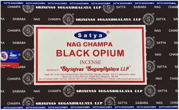 Encens Satya black opium 15 gr