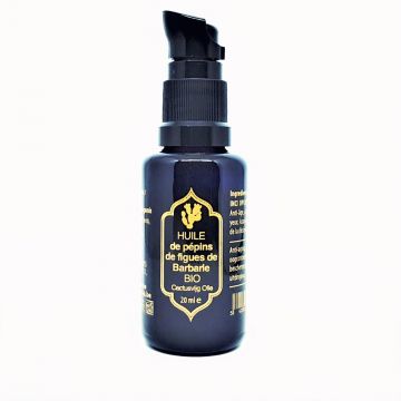 HUILE DE PEPINS DE FIGUE DE BARBARIE 100% PURE BIO 20 ML