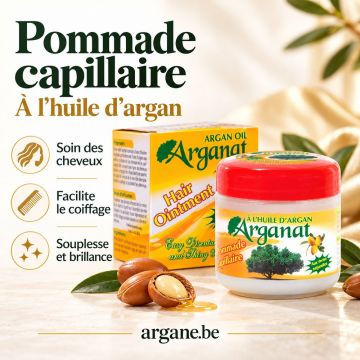 Plantil Pommade Capillaire à l’Huile d’Argan – Coiffage & Brillance
