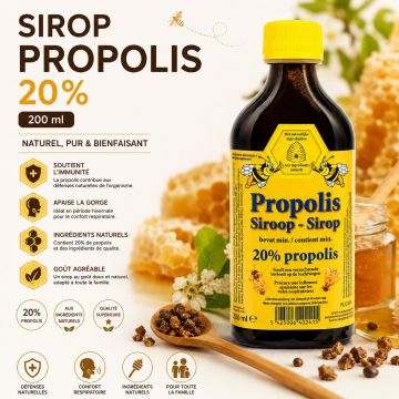 Sirop à la propolis 20% 200 ml
