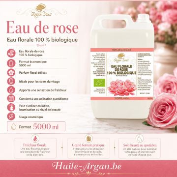 EAU FLORALE DE ROSE 100% BIO 5000 ML