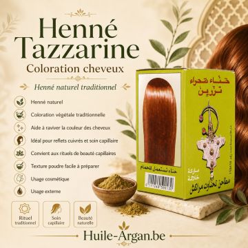 henne tazzarine cheveux 100 gr
