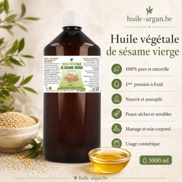 HUILE VEGETALE DE SESAME BIO 1000ml