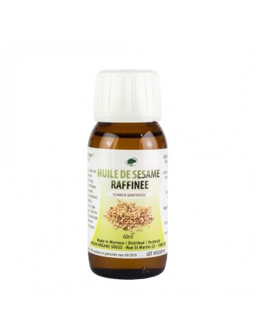 Huile végétale vierge de sésame 60 ml