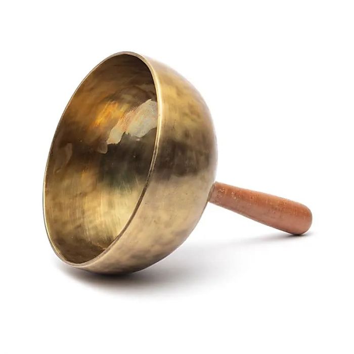Bol chantant tibétain avec manche – Nada Yoga 18cm