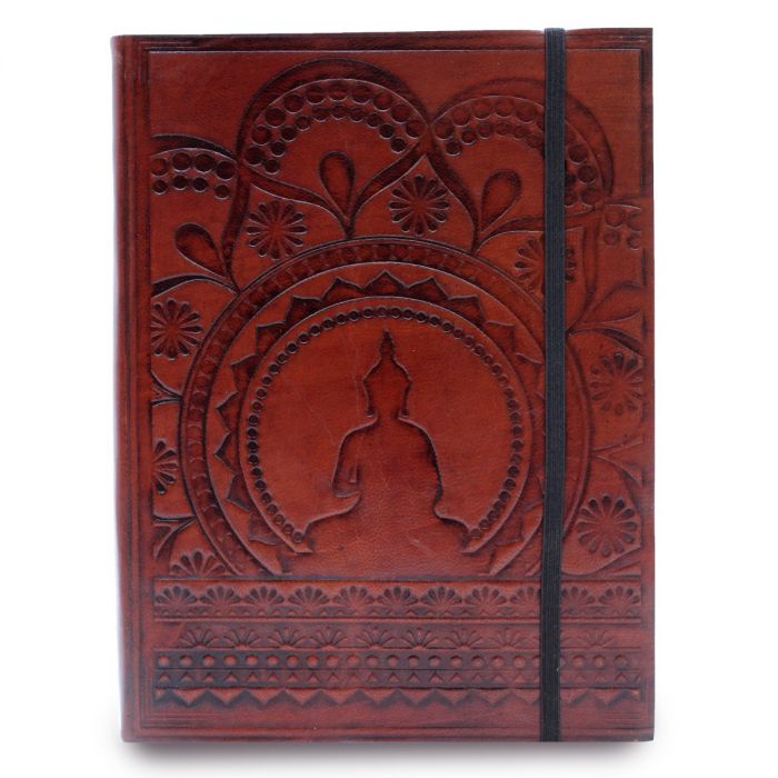 Carnet Moyen avec Élastique - Mandala Tibétain