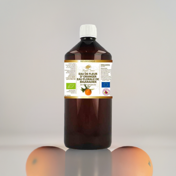 eau florale de fleur d'oranger bio 1 litres