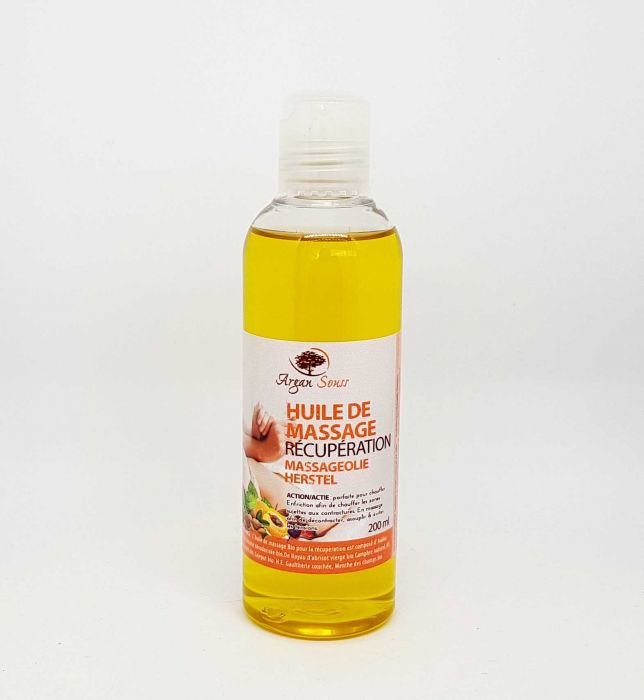 huile de massage récupération bio 200 ml