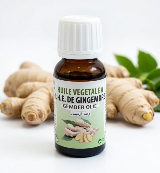 huile de massage gingembre