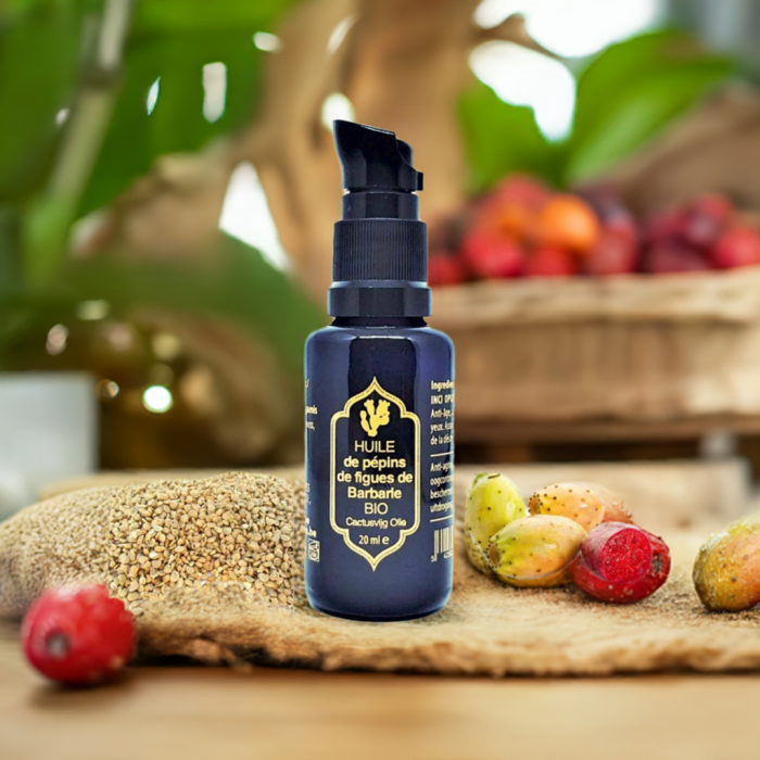 HUILE DE PEPINS DE FIGUE DE BARBARIE 100% PURE BIO 20 ML