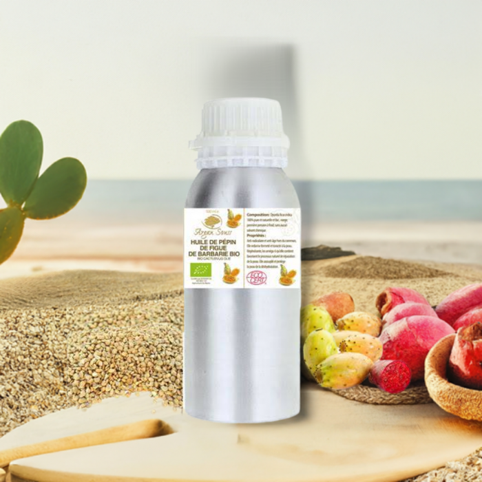 HUILE DE PEPINS DE FIGUE DE BARBARIE BIO 500ml