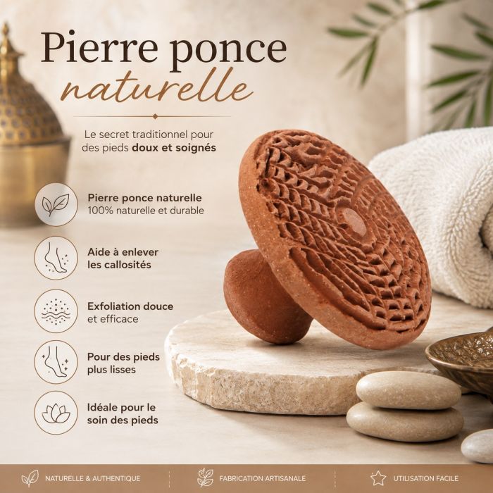 Pierre ponce en forme de disque
