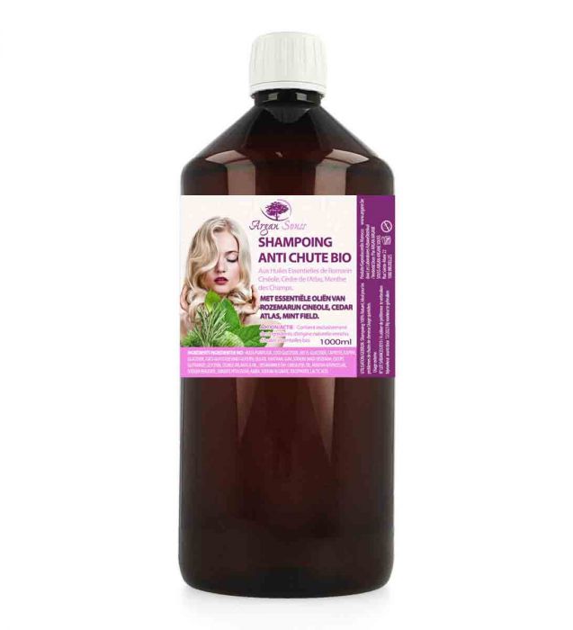 Shampoing anti chute bio aux huiles essentielles 1000 ml