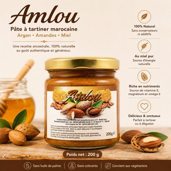 Amlou, pâte à tartiner