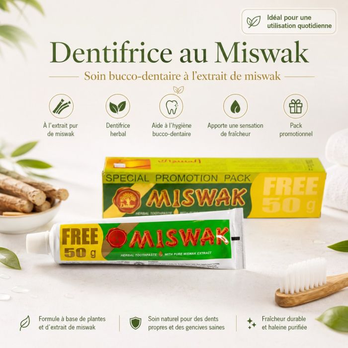 dentifrice au miswak