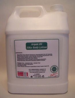 LAIT LOTION CORPORELLE A L ' HUILE D'ARGAN VRAC 5000 ML